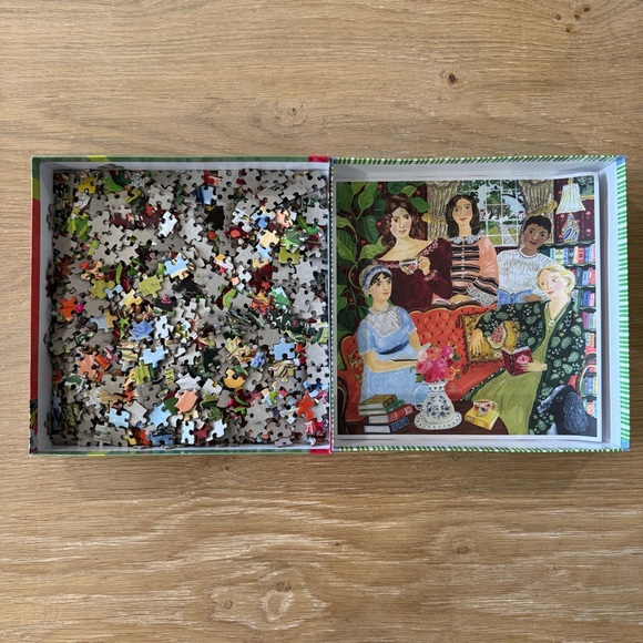 Jane Austen's Book Club 1000 Piece Puzzle - Picture 3 of 5